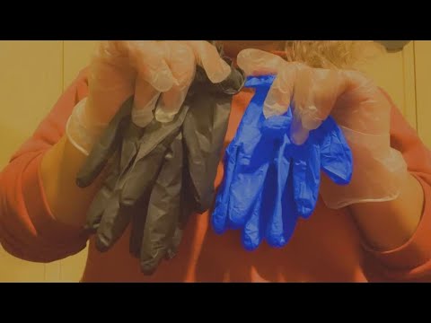 ASMR| 🎧 The BEST glove sounds + hand movements video!- whispering, up close. Sounds for sleep 💤