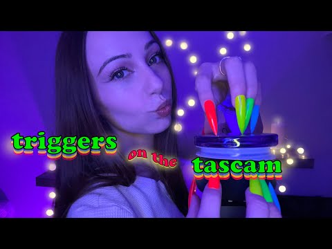 ASMR Tascam Triggers 💆‍♀️☆ On The Mic, Out of Mind ☆💆‍♀️