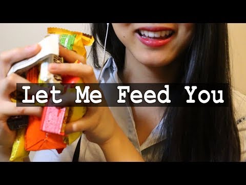 [ASMR] Halloween Candy - Let me feed you