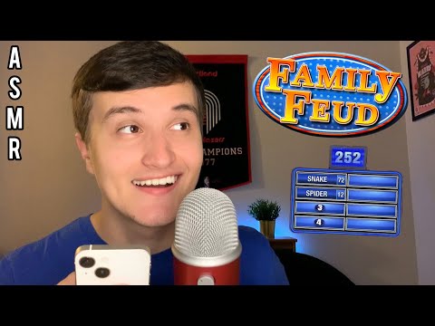 ASMR | Let’s Play Family Feud 🔵⚪️