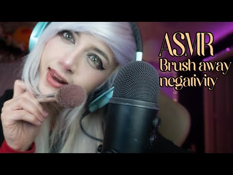 Brush Away  Negative Energy, ASMR 20 minutes for relaxation