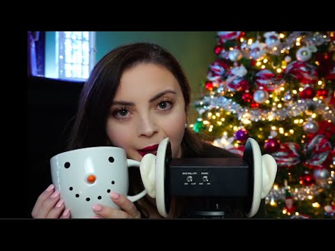 ASMR Festive Tapping, Scratching, Whispers & More | 3/12 Days of ASMR Christmas