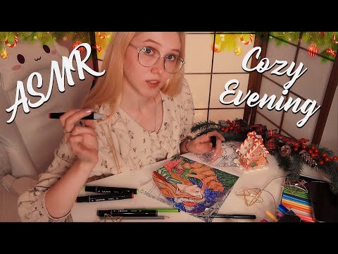 ASMR Coloring Book ✍️ with me 🎀 relaxing sounds for you