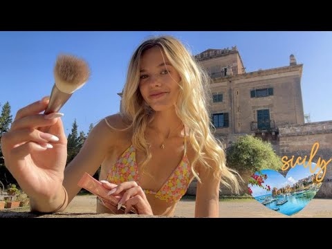 ASMR Doing Your Makeup In A 17th Century Sicily Villa 🌴🇮🇹🍋