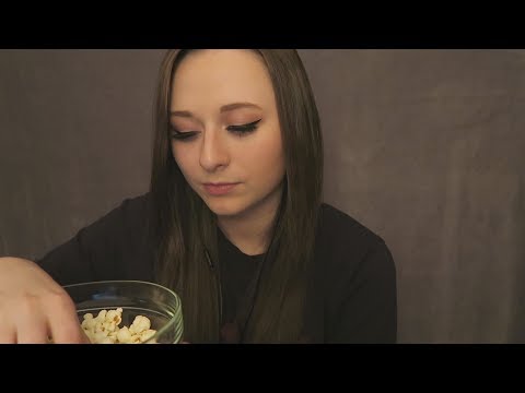 [ASMR] Eating popcorn (minimal whispering)