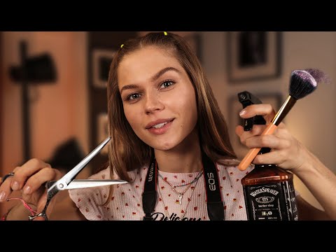 ASMR The Most Relaxing Scalp Check Up, Haircut, Makeup, and Photoshoot RP, Personal Attention