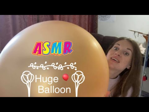 ASMR Big Ballon Blowing & tapping