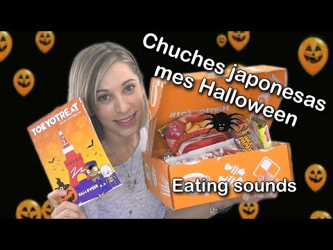 ASMR Español . Halloween . TokioTreat Unboxing . Dulces japoneses . Eating sounds . Susurros