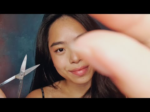 [ASMR] Plucking & Cutting Those Pesky Little Worry Threads ✧ Friendly Personal Attention