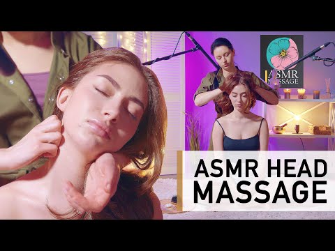 Head scalp massage asmr no talking | BEST ASMR MASSAGE FUN