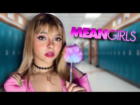 ASMR l Plastic Does Your Makeup at School 💅🏽 (Roleplay Mean Girls, Makeup)
