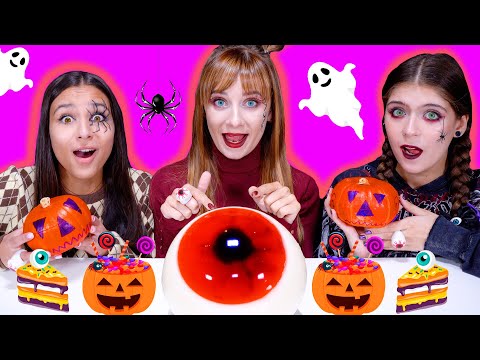 Eating Only Halloween Food | Most Popular Challenge By LiLiBu