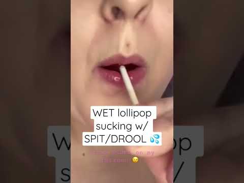 ASMR | WET lollipop sucking SPIT/DROOL 👅💦