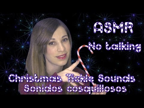 ASMR ear to ear /  tickle sounds (no talking) / sonidos cosquillosos