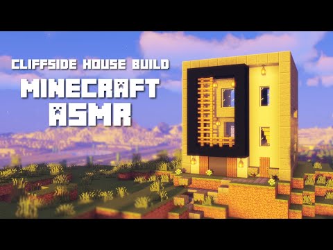 Minecraft ASMR 🏡 Close Ear to Ear Whispering While Building a Modern House