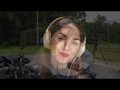 ASMR | Motorcycle Test (with drone and gopro footage)