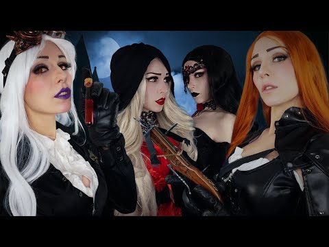 ASMR Vampire sisters | You are a vampire hunter (roleplay)