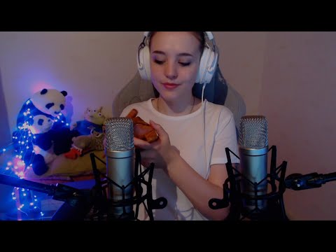 ASMR - Wooden Frog triggers with echo