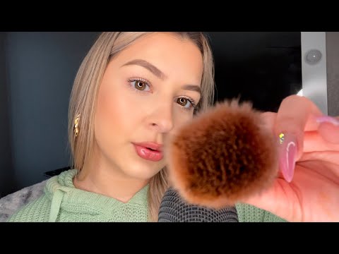 ASMR doing your makeup fast & aggressive but 👉🏽no talking👈🏼 ONLY mouth sounds 🥰