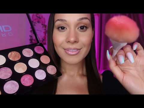 ASMR Doing Your Makeup & Skincare Role-play 💞 Pampering YOU and personal attention for sleep.