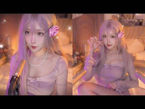 ASMR 3DIO Ear Massage, Tapping & Licking
