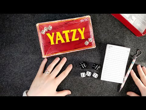 ASMR Suomi Pelaan Yatzya 🎲 ASMR Playing Yahtzee (in Finnish)
