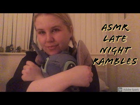 ASMR Late Night Pure Whisper Ramble | Mouth Sounds, M&M's & Hair Brushing