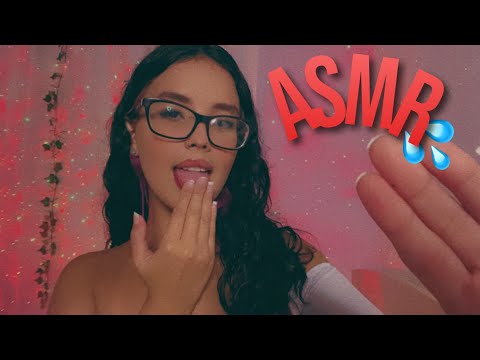 ASMR - SPIT PAINTING YOUR FACE (wet mouth sounds)
