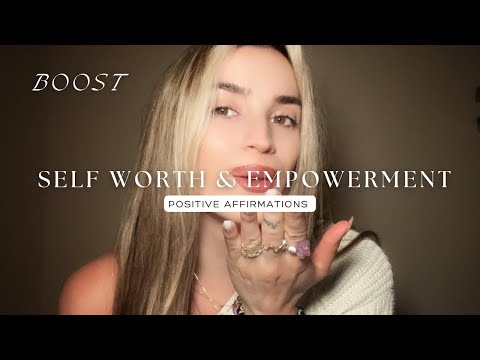 Reiki ASMR to Boost Self Worth and Self Empowerment I Positive Affirmations, Energy Healing