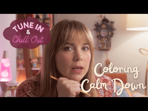 🎨 ASMR Coloring Session✨ Relaxing Soft Spoken Whispering to Melt Away Stress