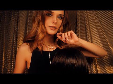 ASMR Real Hair Brushing , Scalp Massage and Check Roleplay For Sleep