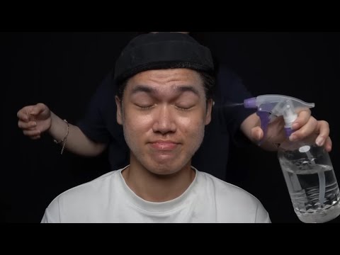 [ASMR] my editor sprays me till I can't take it no more...