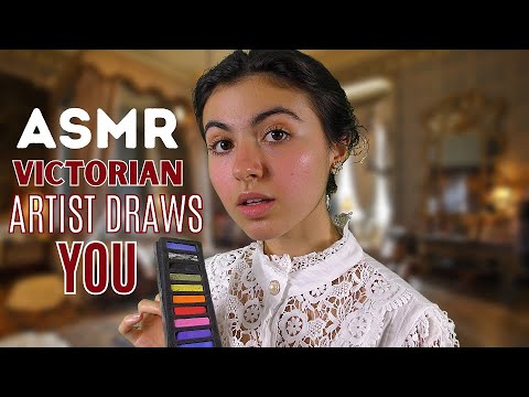 ASMR || victorian artist draws you