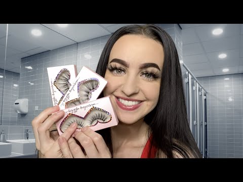 [ASMR] Popular Girl Applies Your Eyeliner & Lashes RP