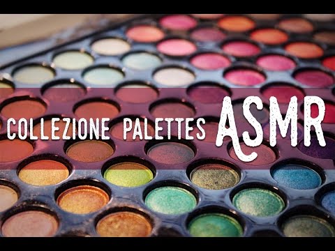 (HQ) ASMR ita - Whispering Show and Tell (Eyeshadow Palettes Collection)