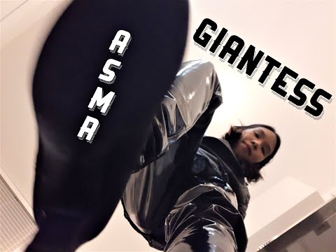 ASMR: Giantess POV 👢 (Leather, Vinyl, Heels Tapping, Scratching + Walking) [No Talking]
