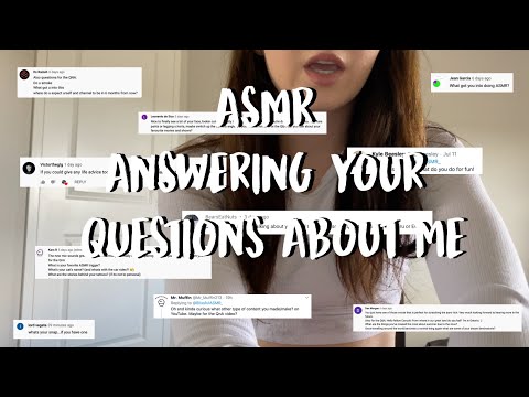 ASMR | WHISPERED Q&A