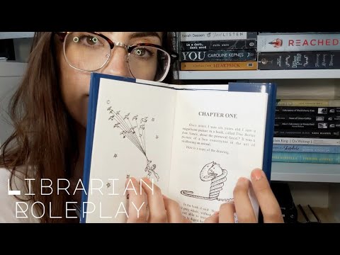 ASMR | Librarian Welcomes You to the Library (Reading, Tapping, Soft Spoken)