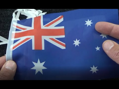 ASMR - World Cup 2022 Flags - Australian Accent - Chewing Gum, Crinkles & Discuss in a Quiet Whisper
