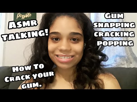 HOW TO CRACK YOUR GUM/I TRYED/ CRACKING POPPING,SNAPPING