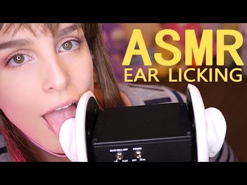 ASMR - Just ear licking for your tingles pleasure (almost no talking)