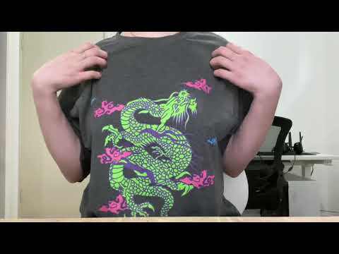 First ASMR video!! Shirt scratching and rubbing