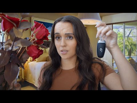 ASMR Toxic Friend Gets Jealous of Your Valentines Day Gifts 🤮  (but you got a car👀)