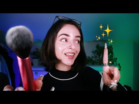 ASMR Doing Your Makeup BUT You have to Follow My Instructions at the Same Time! 😂