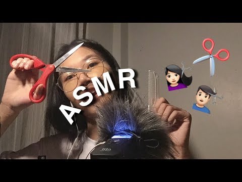 ASMR Fast Haircut 3D Sound (No Talking) | ASMR เสียงกรรไกร (แบบเร็ว)