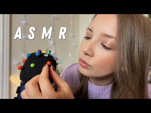 ASMR pulling pins out of mic 📌