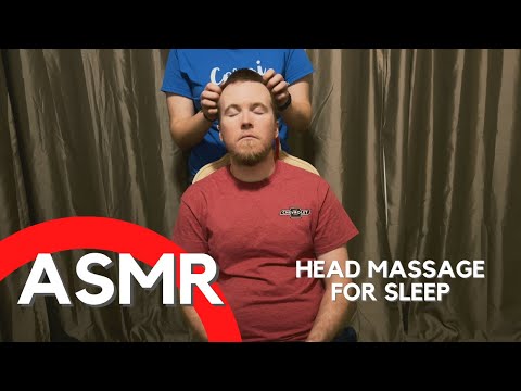 ASMR Head, Scalp, and Face Massage for Sleep | No Talking | Real Person ASMR
