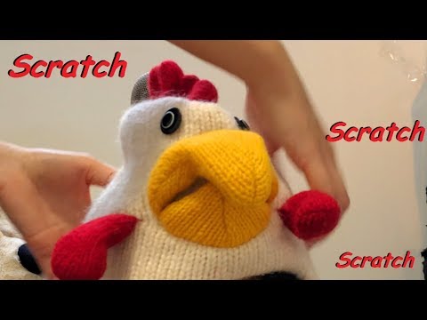 ASMR SCRATCHING THE CHICKEN HEAD .......HAT!! (VARIOUS) Hat Scratching + Scalp Scratching COMBINED!!