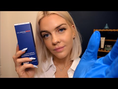 ASMR RP | Diagnostic et soin du visage pour homme 💙