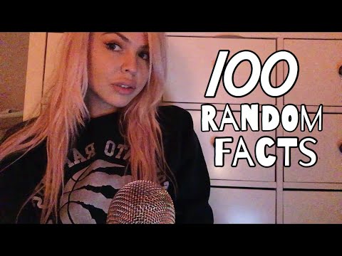 100 RANDOM COOL FACTS || ASMR Whispered